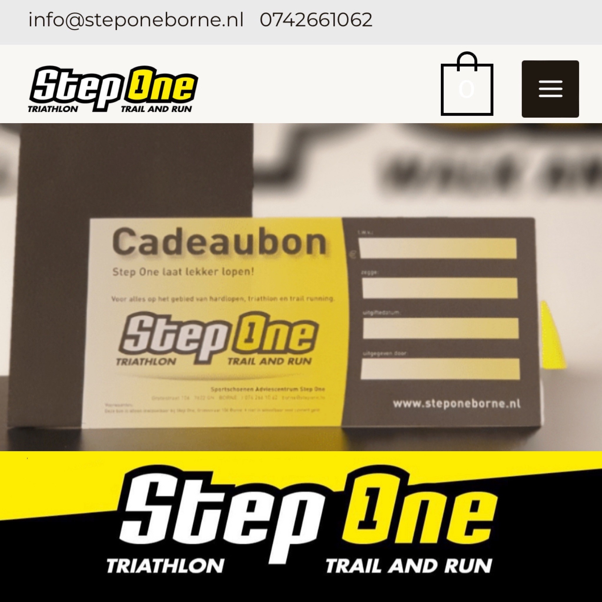 Cadeaubon Step One Borne